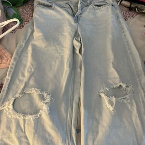 Old Navy Light Blue Flare & Wide Leg Jeans